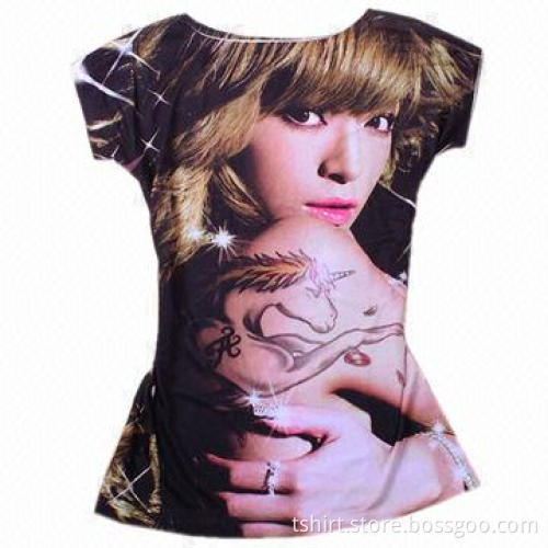 Dip dye lady t-shirts